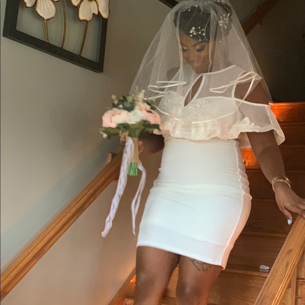 White Fitted Dress